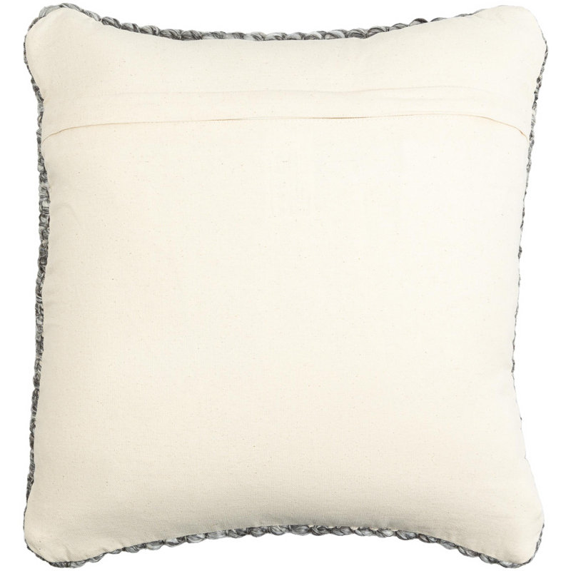 Cuttack Abstract Rayon/Viscose Reversible Pillow Cover, 18"H x 18"W