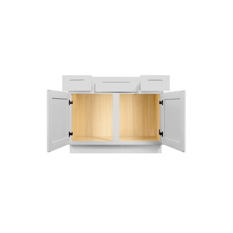 Base de meuble-lavabo simple 42 po seulement en gris