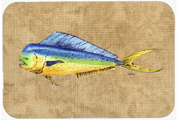 Dolphin Mahi Mahi Glass Cutting Board