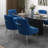 Farr Velvet Upholstered Side Chair With Silver Legs-1217884603