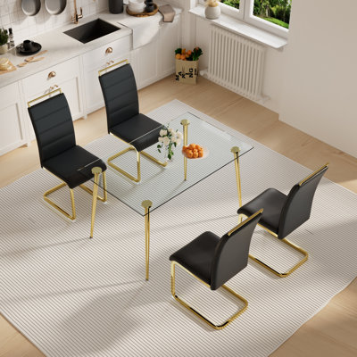 Ensemble de salle à manger rectangulaire pour restaurant L 51,2 po x l 31,5 po Leelou