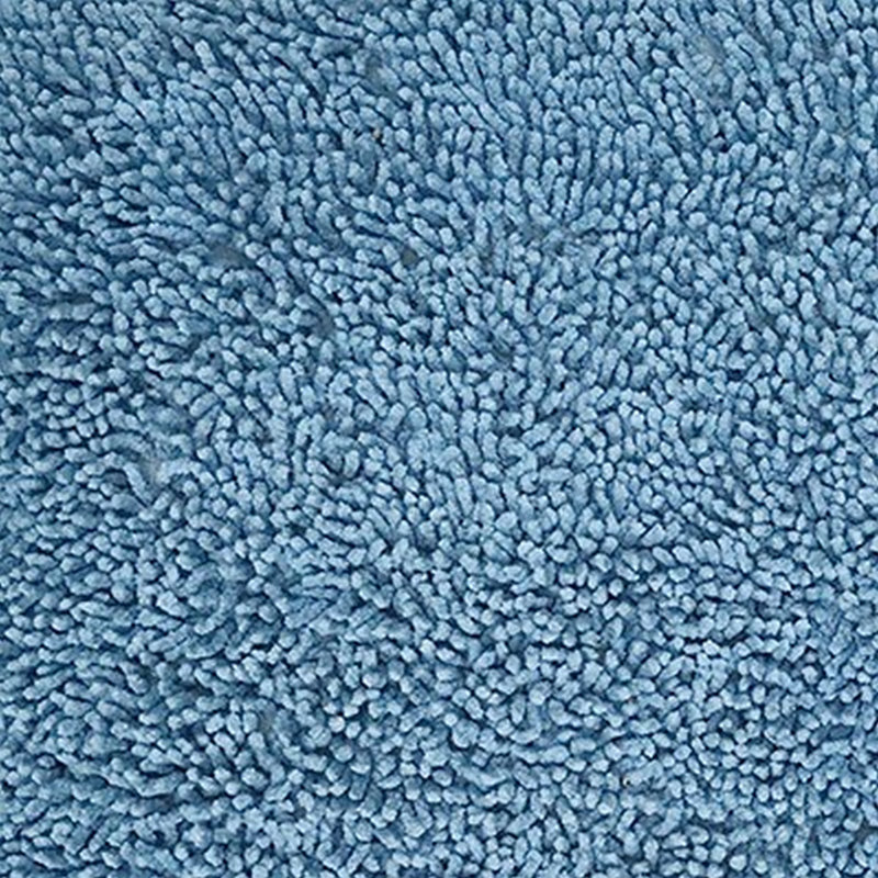 Hayworth Plush Cotton Bath Mat, 24" W x 40" L, Blue