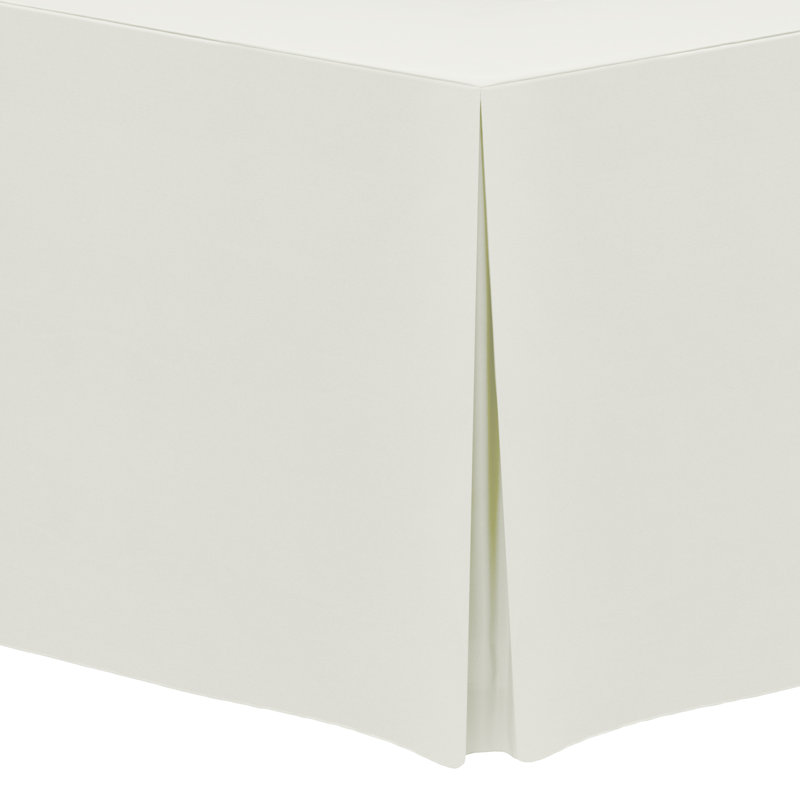 Solid Color Tablecloth, 72" x 18", Ivory, 1