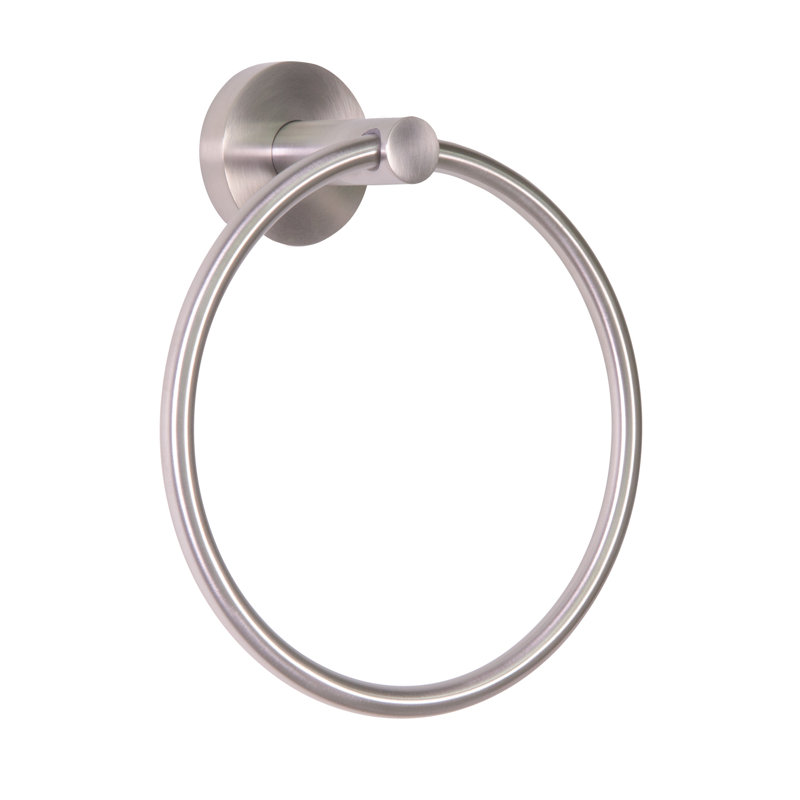 Kelton Towel Ring, Satin Nickel