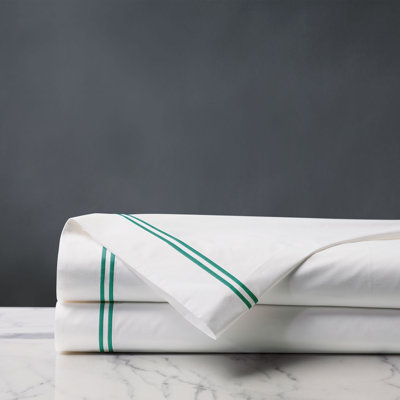 Enzo 100% Cotton Percale Flat Sheet