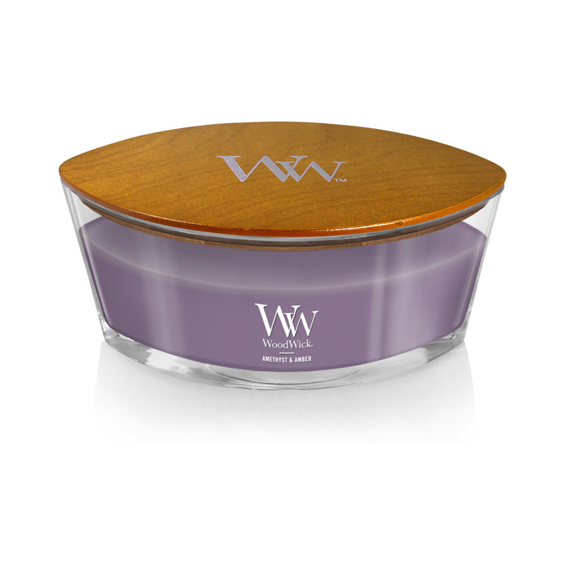 WoodWick® Cinnamon Chai Ellipse Candle, Medium Purple