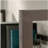 Credenza Hutch with Impact-Resistant Design, Brown finish