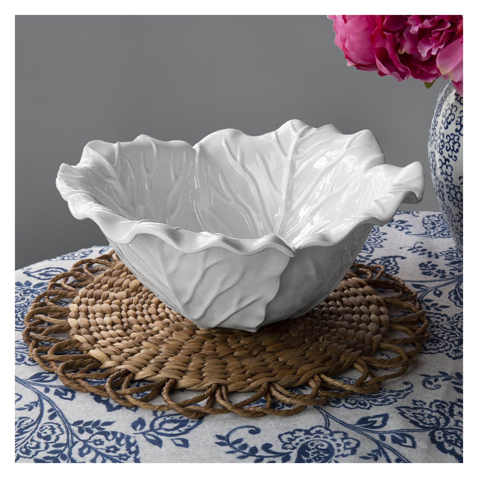 Vida Melamine Serving Bowl