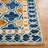 Hand Tufted Wool/Cotton Southwestern Rug in Navy/Yellow-1514104648