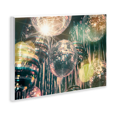 «Disco Balls with Bokeh», art mural sur bois par Graffi *ee Studios