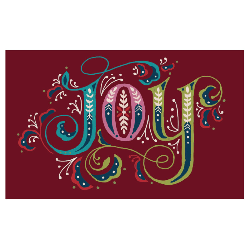 Joy - rouge, L 24 po x L 36 po