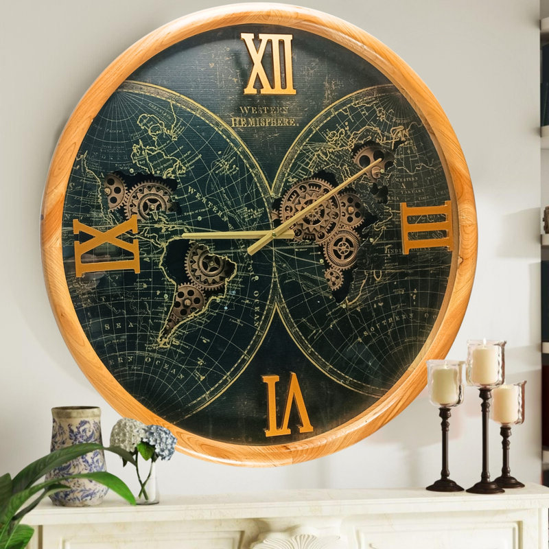 Solid Wood Wall Clock