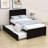 Deshannon Twin Size Wood Bed with Trundle-1846868404