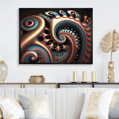 «Glynis Pastel Fractal Spiral Universe IV», reproduction sur toile