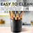 Handcrafted Wave Embossed Metal Kitchen Utensil Holder-66697807