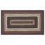 Tapis multicolore en jute / laine tressé à motif géométrique Amae-1402414684
