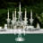 14'' H Crystal Tabletop Candelabra