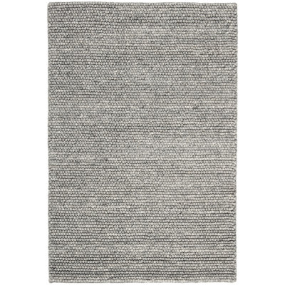 Carisbrooke Lauren Ralph Lauren Hand Woven Wool/Cotton Solid Color Rug in Dark Gray