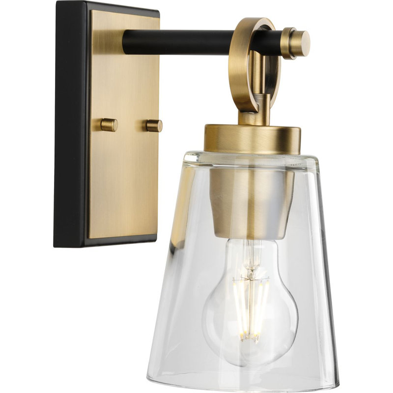 Éclairage pour meuble-lavabo à intensité variable Cassell, 1, Laiton rétro