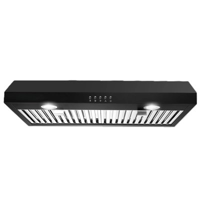 30 inches Under-Cabinet Range Hood Black
