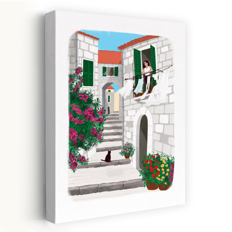 Art contemporain, architecture contemporaine de chat, art d'été, H 48 po x l 32 po