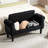 48" Wide Tufted Velvet Storage Bench with Rolled Arms-123546426