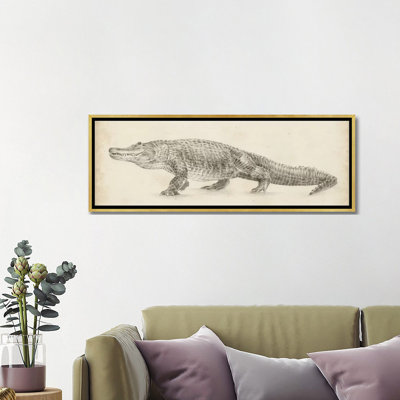 Reproduction d’art sur toile « alligator sketch » par Ethan Harper