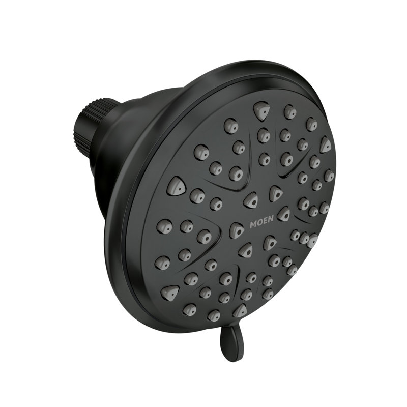 Attune 5-Function Adjustable Shower Head, Matte Black