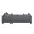 104.5" Upholstered Sofa,Chaise & Ottoman