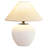 15.75in 1 - Light Porcelain Birdsboro With Fabric Lamp Shade