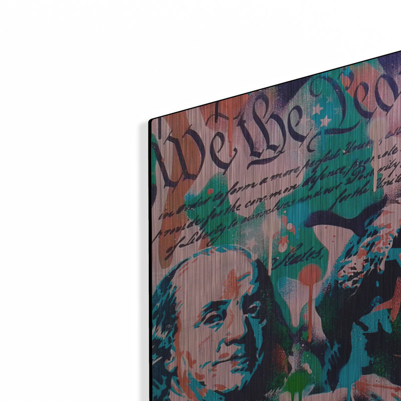 «We The People» par Abstract Graffiti, H 12 po x l 16 po