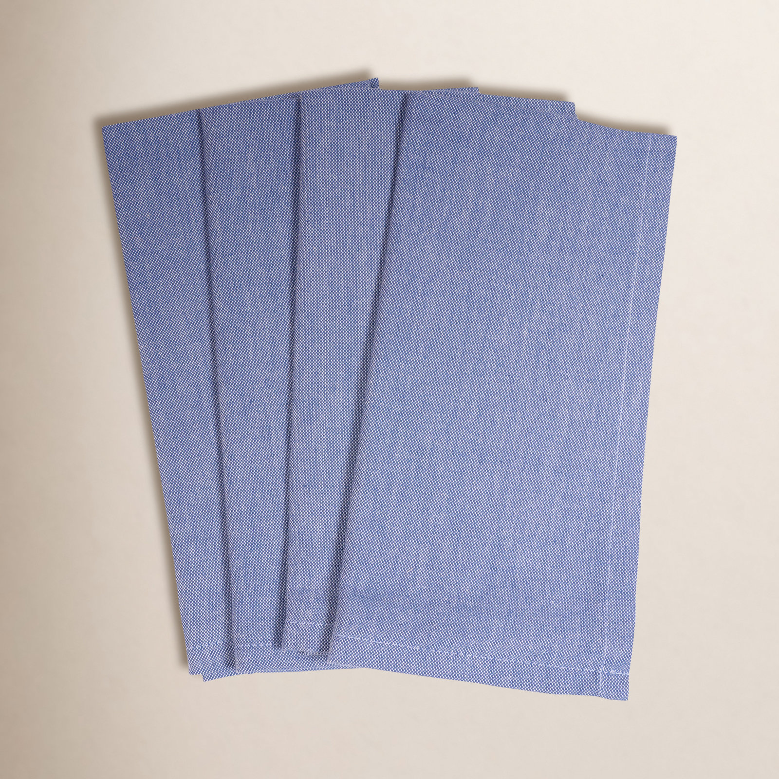 Caron Reversible Cotton Napkin, Navy