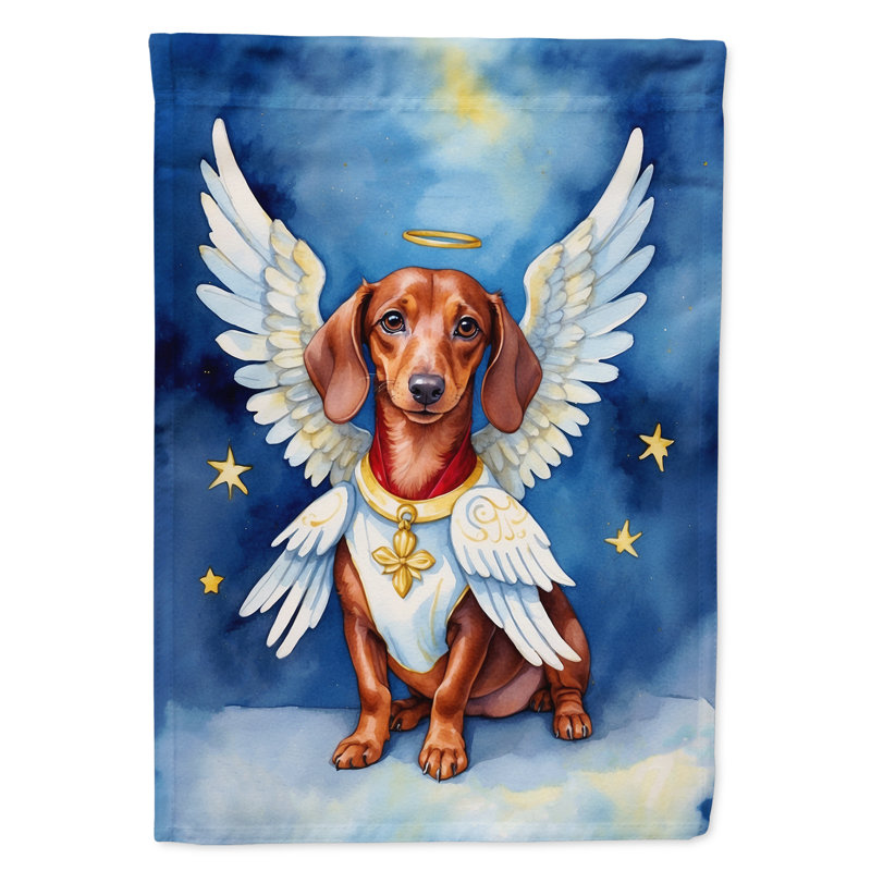 Dachshund My Angel Garden - drapeau