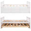Lit de jour simple avec lit gigogne et rangement Jairo, 3 tiroirs-1314045719