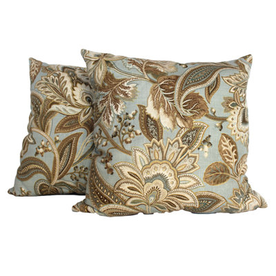 Valdosta  Square Cotton Pillow Cover & Insert
