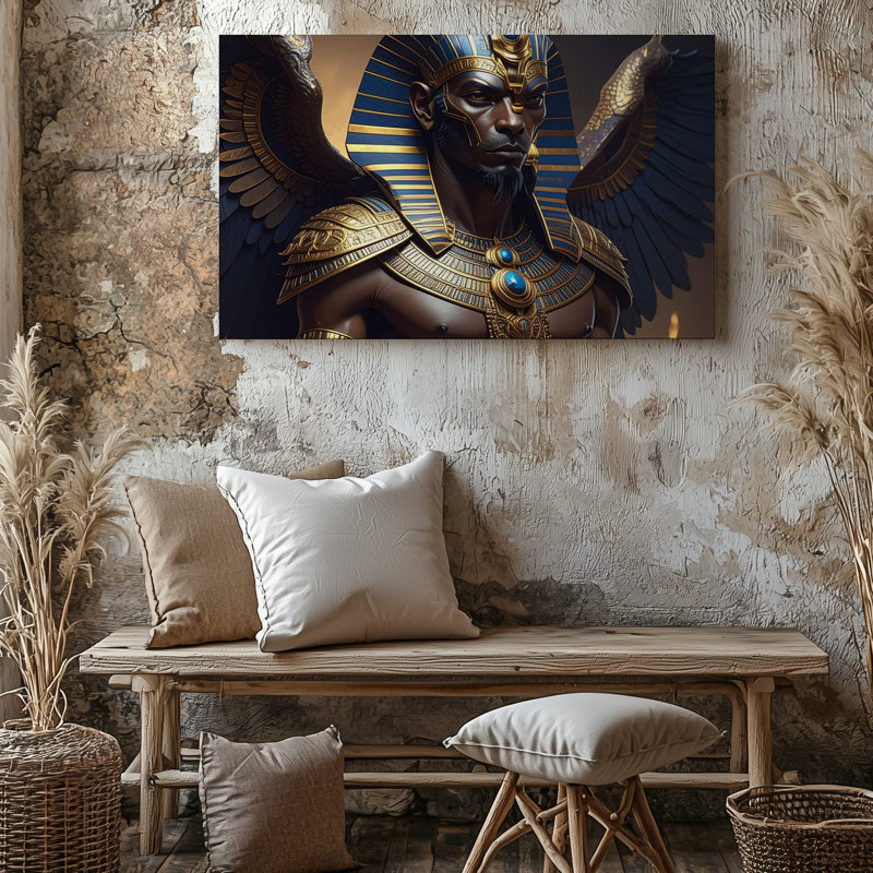 Horus, dieu faucon, Canvasmajestic, H 30 po x l 40 po