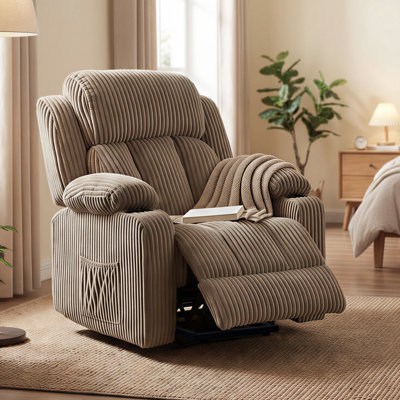 Fauteuil inclinable Power Lift avec inclinaison infinie, chaleur et massage