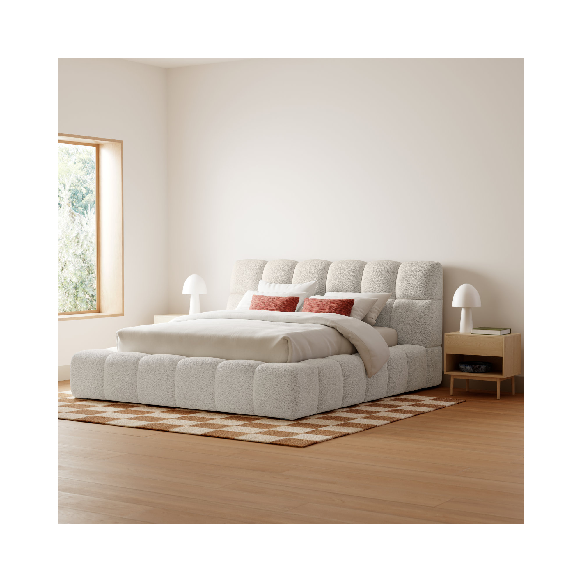 Pula Upholstered Bed, King
