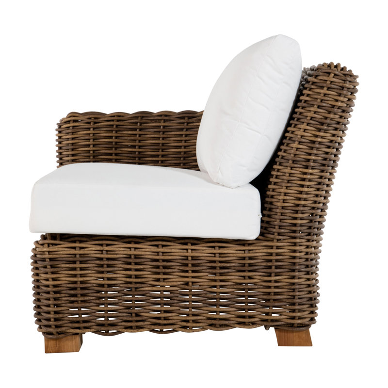 Montauk Left Hand Facing Seating Component, Left Hand Facing, Welt + Standard fill, Avila Natural White