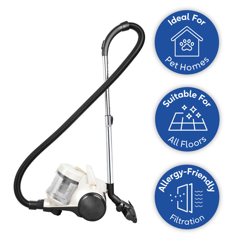 Canister Vacuum, Cream; Gold