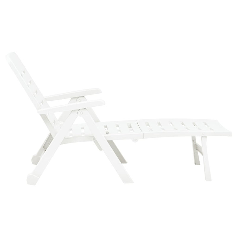 Ferber 189cm Long Reclining Single Chaise, White