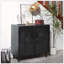 Armoire de rangement moderne en bois noir