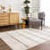 Deha Abstract Striped Beige Area Rug