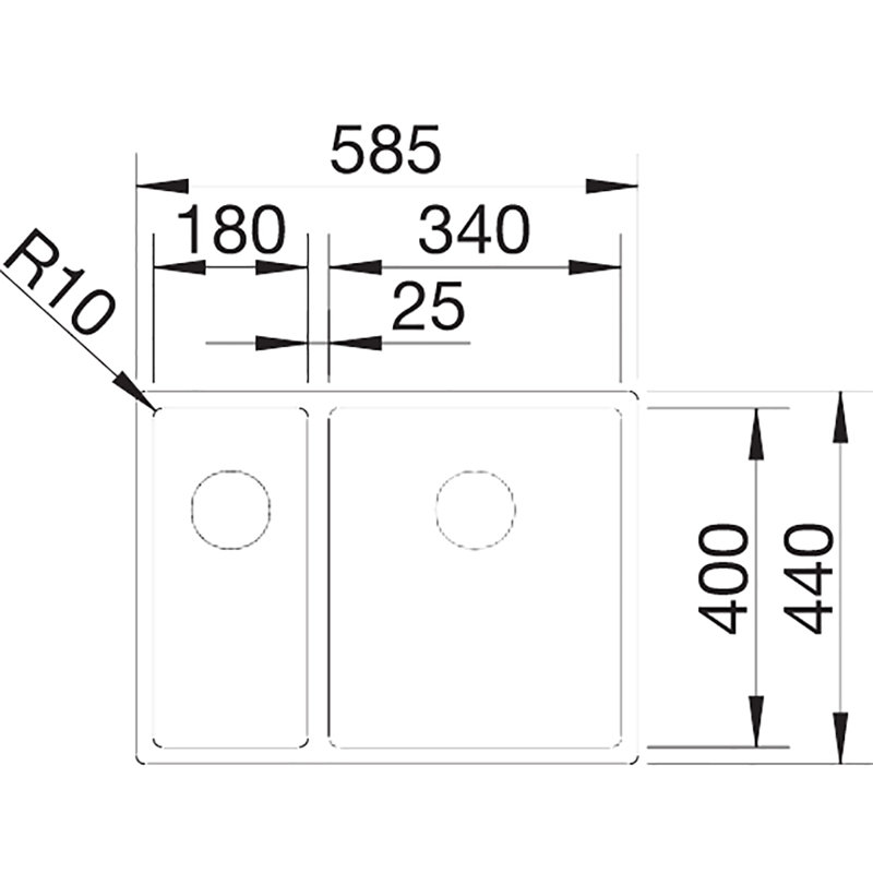 Claron 1.5 Bowl Undermount Kitchen Sink