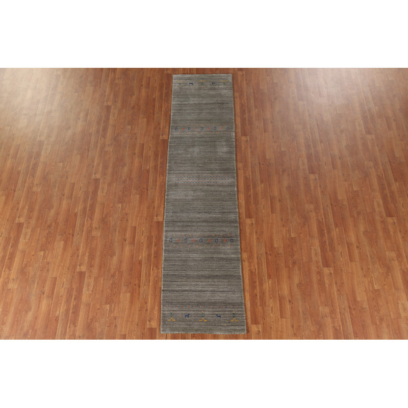 Tapis de couloir fait à la main Gabbeh 3 x 10