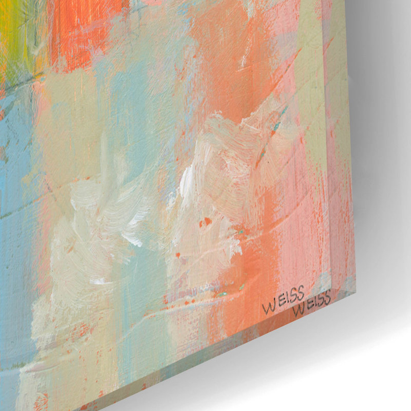 «Desert Living 1» par Jan Weiss, art mural en verre acrylique, H 16 po x l 12 po x P 0,13 po