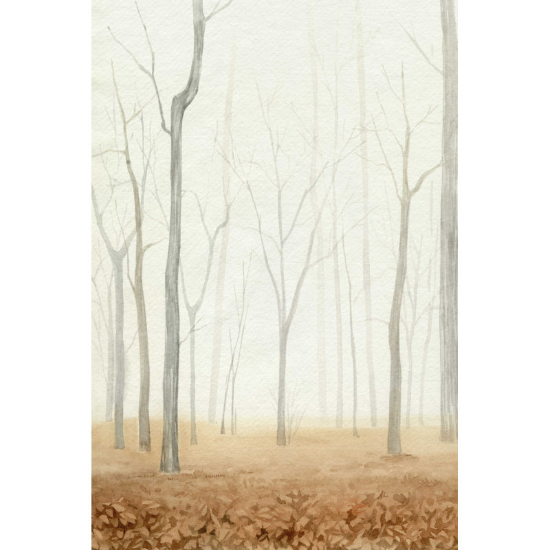 L'automne dans la forêt I, H 48 po x l 32 po x P 1,25 po