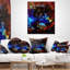 Collage coloré tigre - coussin décoratif imprimé animal-89812559-29854985