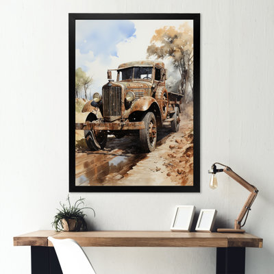 " 1950S Brown Delivery Truck II "