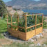 Jardin en cèdre avec clôture en cerf l 8 pi x P 8 pi